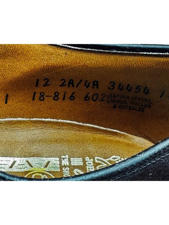 Johnston & Murphy Aristocraft Wingtip Oxfords 12 4A Extra Narrow Brown Leather U main image 9